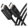 AXAGON adaptér DP na HDMI / RVD-HI20C2 / 4K/60Hz / HDCP 2.3 / 1,8m / černý RVD-HI20C2