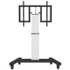 POŠKOZENÝ OBAL - Neomounts  PLASMA-M2500TSILVER / Motorised Mobile Floor Stand (90° tilt) - VESA 200x200 up to 800x600 / Silver PLASMA-M2500TSILVER-VYP