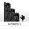 NZXT vodní chladič Kraken 240 / 2x120mm fan / 4-pin PWM / LCD disp. / 6 let RL-KN240-B2