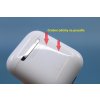 Sluchátka Apple AirPods (2019) (MV7N2ZM/A) bílá  ..Pravé sluchátko ušpiněno ..Vevnitř pouzdra známky opotřebení ..Drobní oděrky na pouzdře ..Záruka 12 měsíců