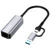 Colorway Adaptér USB-C nebo USB-A na RJ45/ 18cm CW-AD-CRG