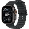 Apple Watch Ultra 3 49mm Černý titan s černým oceánským řemínkem MF0J4QC/A