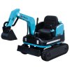 BLUETOUCH elektrický dětský bagr/ rychlost 5 km/h/ provozní doba 45 min/ modrý U1156