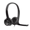 Logitech Headset Stereo H390/ drátová sluchátka + mikrofon/ USB/ černá 981-000406