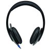 Logitech Headset Stereo H540/ drátová sluchátka + mikrofon/ USB/ černá 981-000480