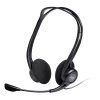 Logitech Headset Stereo PC 960/ drátová sluchátka + mikrofon/ USB/ černá 981-000100
