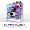 NZXT skříň H9 Flow RGB dvoukomorová ATX / 1x140 RGB mm / 1x 120mm RGB fan  / prosklená / bílá CM-H92FW-R1