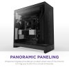 NZXT skříň H9 Flow dvoukomorová ATX / 3x140mm fan / 1x120mm / perforovaný top / proskl. bočnice, front / černá CM-H92FB-01