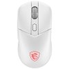 MSI herní myš VERSA 300 Wireless White/ bezdrátová/ 8.000 dpi/ 2,4GHz/ BT5.3/ USB/ RGB podsvícení/ 6 tlačítek/ bílá S12-4301440-CLA