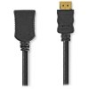 NEDIS prodlužovací High Speed HDMI 2.0 kabel s ethernetem/ 4K@60Hz/ zlacené konektory HDMI-HDMI/ černý/ bulk/ 5m CVGL34096BK50