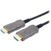 PremiumCord Ultra High Speed HDMI 2.1 optický fiber kabel 8K@60Hz,zlacené 15m kphdm21x15