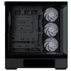 Zalman skříň P40 DS / ATX / 4x120mm ARGB fan / 2xUSB 3.0 / USB-C / displej / panoramatická / černá P40 DS Black
