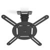 NEDIS stropní držák pro projektor/ Full motion/ nosnost 10 kg/ otáčení 360°/ 4 ramena/ ocel/ černý PJCM100BK