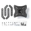 NEDIS nástěnný TV držák/ 23 - 55"/ nosnost 30 kg/ náklon 20°/ otočný 0 - 70°/ Full Motion/ ocel/ černý TVWM1330BK