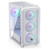 Endorfy skříň Arx 500 White ARGB / ATX / 4x140 ARGB fan (až 7 fans) / 2xUSB-A / USB-C / tvrz. sklo  / mesh panel /  bílá EY2A018