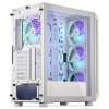 Endorfy skříň Arx 500 White ARGB / ATX / 4x140 ARGB fan (až 7 fans) / 2xUSB-A / USB-C / tvrz. sklo  / mesh panel /  bílá EY2A018