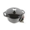 Hrnec s poklicí Lamart LT1209 IRON  ..Vystaveno na prodejně ..Odštíplý smalt na poklici ..Odštíplý smalt vevnitř hrnce ..Záruka 12 měsíců