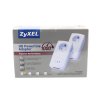 Zyxel PLA5256 Twin pack 1000 Mbps Powerline Pass-Thru 2-Port Gigabit Ethernet Adapter  Nové zboží