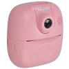 HELMER přenosná termo mini tiskárna s kamerou a fotoaparátem TP02/ 2.0" IPS/ 1200mAh/ USB-C/ Android/ iOS/ růžová hlmtp02p