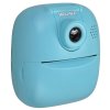 HELMER přenosná termo mini tiskárna s kamerou a fotoaparátem TP02/ 2.0" IPS/ 1200mAh/ USB-C/ Android/ iOS/ modrá hlmtp02b