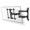 NEDIS nástěnný TV držák/ 37 - 80"/ nosnost 70 kg/ polohovatelný/ ocel/ černý TVWM6551BK