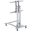 Neomounts PLASMA-M1200 / Mobile Flat Screen Floor Stand (height: 80-120 cm) / Silver PLASMA-M1200