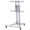 Neomounts PLASMA-M1200 / Mobile Flat Screen Floor Stand (height: 80-120 cm) / Silver PLASMA-M1200
