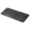 Logitech klávesnice K400 Plus/ Bezdrátová/ 2.4GHz/ Touchpad/ USB přijímač/ CZ/ Černá 920-007151