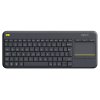Logitech klávesnice K400 Plus/ Bezdrátová/ 2.4GHz/ Touchpad/ USB přijímač/ CZ/ Černá 920-007151