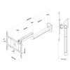 Neomounts  FPMA-HAW050 / Flat Screen Wall Mount (102 cm long) / White FPMA-HAW050