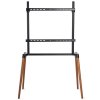 NEDIS podlahový TV stojan/ 60 - 75"/ 40 kg/ Skandinávské Provedení/ Protiskluzový popruh/ Snap-lock/ černý TVSM7250BK