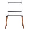 NEDIS podlahový TV stojan/ 60 - 75"/ 40 kg/ Skandinávské Provedení/ Protiskluzový popruh/ Snap-lock/ černý TVSM7250BK