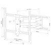 Neomounts Select  WL40S-950BL18 / Screen Wall Mount (full motion, VESA 800X600) / Black WL40S-950BL18