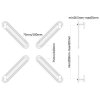 Neomounts  FPMA-VESANON / VESA Adaptér / monitor bez VESA (Apple MAC) 10-27"/ na VESA (75x75, 100x100) mm / černý FPMA-VESANON