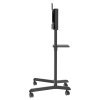 Neomounts NS-M1250BLACK / Mobile Flat Screen Floor Stand (height: 160 cm) / Black NS-M1250BLACK