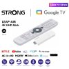 STRONG 4K Google TV stick LEAP-AIR/ 4K Ultra HD/ H.265/ HDMI/ micro USB/ BT/ Wi-Fi/ Chromecast/ NETFLIX/ Google TV/ bílý LEAP-AIR