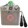 N-GEAR DISCO STAR 710S/ BT/ 50W/ USB/ MICRO SD/ DO/Disco LED/ 2x MIC / stříbrný DISCOSTAR710S