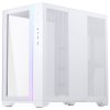 Magniumgear Powered by Phanteks NEO Qube v.2 / ATX / 2 x USB 3.0 / USB-C 3.1 / ARGB / tvrzené sklo / bílá MG-NE620Q_DWT02