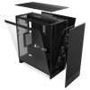 NZXT skříň H7 Flow edition / ATX / 3x 120 mm fan / USB-C / 2x USB / prosklená bočnice / mesh panel / černá CM-H72FB-01