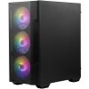 MSI skříň MAG FORGE M100R/ bez zdroje/ levé temperované sklo/ 4x 120 mm A-RGB fan/ 1x USB3.2/ černá 306-7G20R21-809