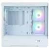 Zalman skříň P30 White V2/ miniT / 3x120mm fan ARGB / USB 3.0 / USB-C / temperované sklo / bílá P30 White V2