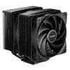 Be quiet! chladič CPU PURE ROCK PRO 3 Black / 2x120mm PWM fan / 6xheatpipe / černý BK042
