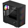 DEEPCOOL skříň CH560 Digital / MidT/ 3x140 a 120mm ARGB fan / USB 3.0 / USB-C/ tvrzené sklo / digitální displej / černá R-CH560-BKAPE4D-G-1