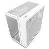 NZXT skříň H9 Flow dvoukomorová ATX / 4x121mm fan / až 11xfan / perforovaný top / proskl. bočnice, front / bílá CM-H91FW-11
