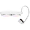NZXT vodní chladič Kraken 280 RGB / 2x140mm fan / 4-pin PWM / LCD disp. / 6 let / bílý RL-KR280-W1
