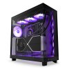 NZXT skříň H6 Flow RGB dvoukomorová / MidT / 3x120mm RGB fan / 2xUSB 3.2 / USB-C / prosklená / černá CC-H61FB-R1