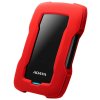 ADATA Durable Lite HD330 1TB HDD / externí / 2,5" / USB 3.1 / červená AHD330-1TU31-CRD
