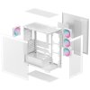 DEEPCOOL skříň CG580 4F / ATX / 4x120mm ARGB fans / 2xUSB 3.0 / panoramatická / tvrzené sklo / bílá R-CG580-WHADA4-G-1