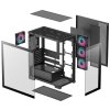 DEEPCOOL skříň CG580 4F / ATX / 4x120mm ARGB fans / 2xUSB 3.0 / panoramatická / tvrzené sklo / černá R-CG580-BKADA4-G-1