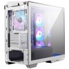 MSI skříň MAG PANO M100R PZ White/ bez zdroje/ levé a přední sklo/ 4x 120 mm A-RGB fan/ 1x USB-C/ 1x USB3.2/ bílá 306-7G24R28-HH9